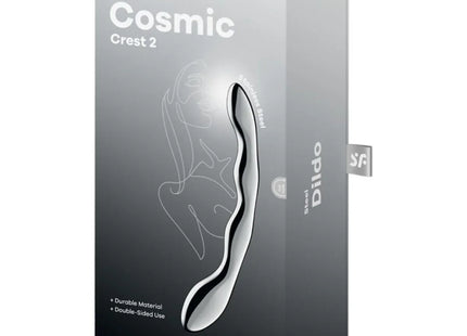 SATISFYER - COSMIC CREST 2 DOPPELDILDO AUS EDELSTAHL