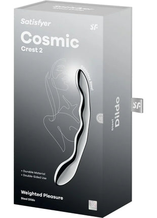 SATISFYER - COSMIC CREST 2 DOPPELDILDO AUS EDELSTAHL