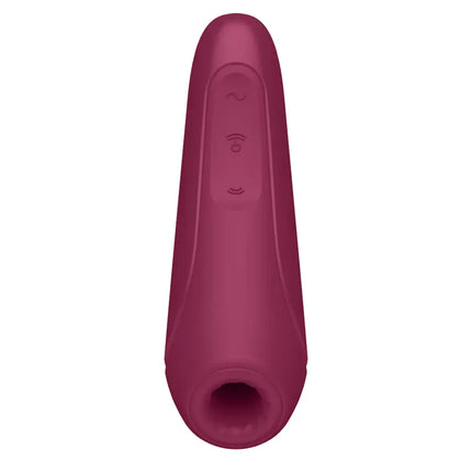 SATISFYER - CURVY 1 + ROT PINK - DRUCKWELLENVIBRATOREN ohne Vibration