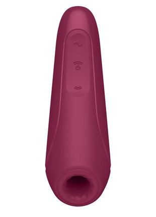 SATISFYER - CURVY 1 + ROT PINK - DRUCKWELLENVIBRATOREN ohne Vibration