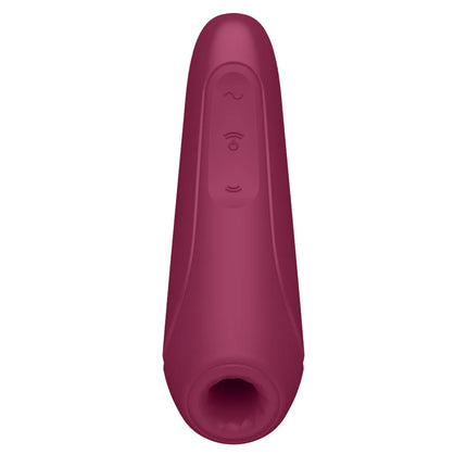 SATISFYER - CURVY 1 + ROT PINK - DRUCKWELLENVIBRATOREN ohne Vibration