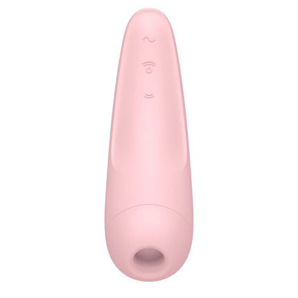 SATISFYER - CURVY 1 + ROT PINK - DRUCKWELLENVIBRATOREN ohne Vibration