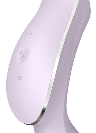 SATISFYER - CURVY TRINITY 2 AIR PULSE VIBRATOR SCHWARZ - Druckwellen saugende Vibratoren
