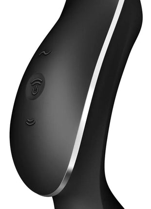 SATISFYER - CURVY TRINITY 2 AIR PULSE VIBRATOR SCHWARZ - Druckwellen saugende Vibratoren