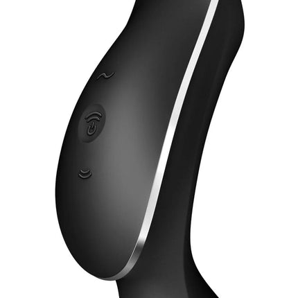 SATISFYER - CURVY TRINITY 2 AIR PULSE VIBRATOR SCHWARZ - Druckwellen saugende Vibratoren