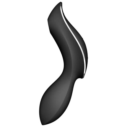 SATISFYER - CURVY TRINITY 2 AIR PULSE VIBRATOR SCHWARZ - Druckwellen saugende Vibratoren