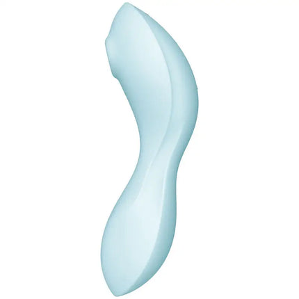 SATISFYER - CURVY TRINITY 5 AIR PULSE STIMULATOR & VIBRATOR APP WEISS - Druckwellen saugende Vibratoren