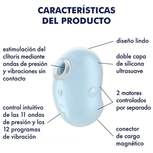 SATISFYER - CUTIE GHOST AUFLEGEVIBRATOR - Auflegvibrator