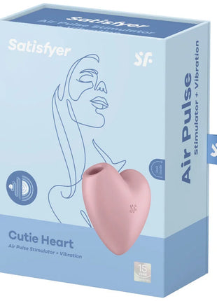 SATISFYER - CUTIE HEART AIR PULSE STIMULATOR & VIBRATOR - Druckwellen saugende Vibratoren