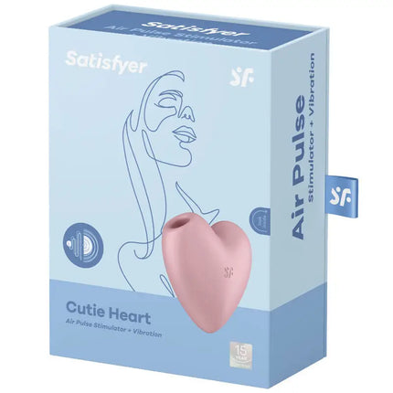 SATISFYER - CUTIE HEART AIR PULSE STIMULATOR & VIBRATOR - Druckwellen saugende Vibratoren