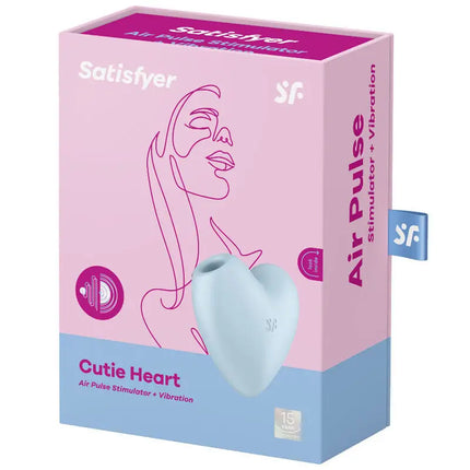 SATISFYER - CUTIE HEART AIR PULSE STIMULATOR & VIBRATOR - Druckwellen saugende Vibratoren