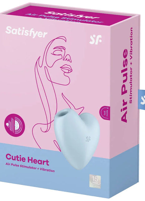 SATISFYER - CUTIE HEART AIR PULSE STIMULATOR & VIBRATOR - Druckwellen saugende Vibratoren