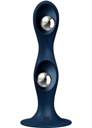 Satisfyer Double Ball-R – Gewichteter Dildo mit Saugnapf für anale & vaginale Stimulation - Gewichteter Dildo