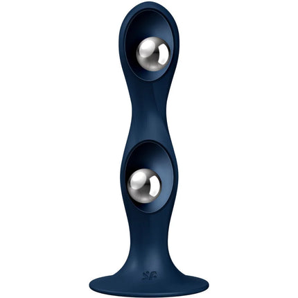 Satisfyer Double Ball-R – Gewichteter Dildo mit Saugnapf für anale & vaginale Stimulation - Gewichteter Dildo