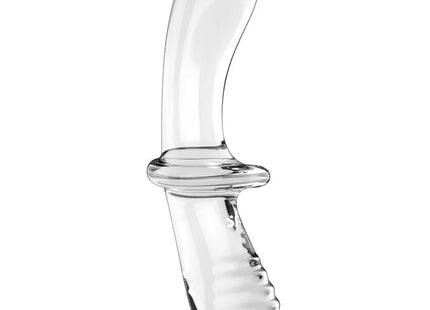 Satisfyer Double Crystal – Glasdildo mit Doppelstruktur für heiße & kalte Spiele - Glasdildo