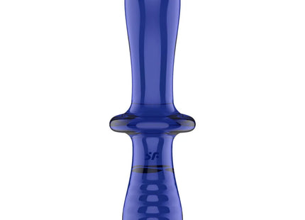 Satisfyer Double Crystal – Glasdildo mit Doppelstruktur für heiße & kalte Spiele - Glasdildo