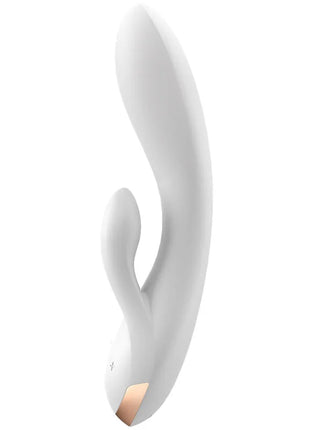 SATISFYER - DOUBLE FLEX VIBRATOR APP WEISS - HI-TECH Vibrator