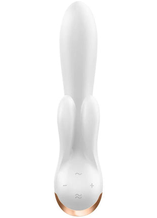 SATISFYER - DOUBLE FLEX VIBRATOR APP WEISS - HI-TECH Vibrator