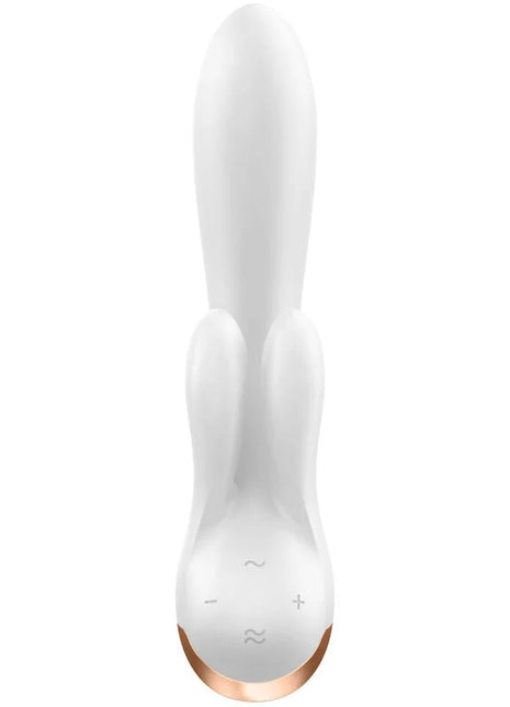 SATISFYER - DOUBLE FLEX VIBRATOR APP WEISS - HI-TECH Vibrator