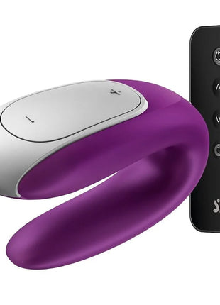 SATISFYER - DOUBLE FUN PARTNER VIBRATOR LILA - Paar-Vibrator