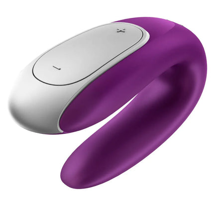 SATISFYER - DOUBLE FUN PARTNER VIBRATOR LILA - Paar-Vibrator