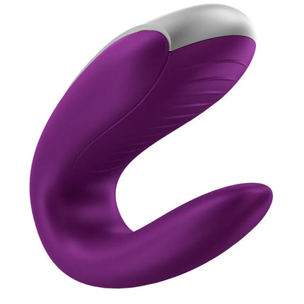 SATISFYER - DOUBLE FUN PARTNER VIBRATOR LILA - Paar-Vibrator