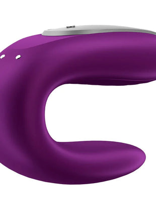 SATISFYER - DOUBLE FUN PARTNER VIBRATOR LILA - Paar-Vibrator