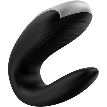 SATISFYER - DOUBLE FUN PARTNER VIBRATOR SCHWARZ - Paar-Vibrator
