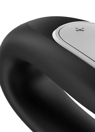 SATISFYER - DOUBLE FUN PARTNER VIBRATOR SCHWARZ - Paar-Vibrator