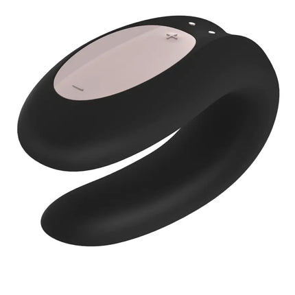 SATISFYER - DOUBLE JOY CON APP SCHWARZ - Paarvibratoren