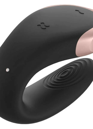 SATISFYER - DOUBLE LOVE LUXURY PARTNER VIBRATOR SCHWARZ - Paar-Vibrator