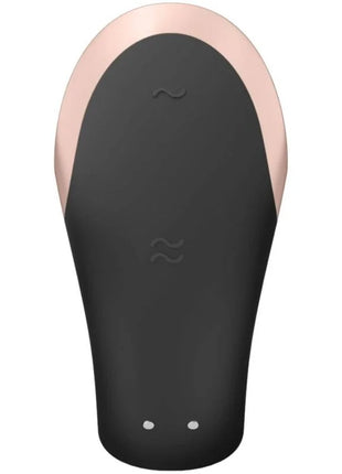 SATISFYER - DOUBLE LOVE LUXURY PARTNER VIBRATOR SCHWARZ - Paar-Vibrator