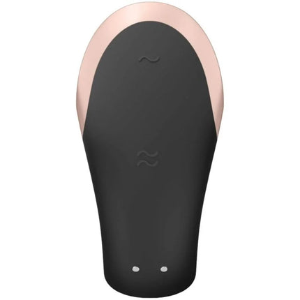 SATISFYER - DOUBLE LOVE LUXURY PARTNER VIBRATOR SCHWARZ - Paar-Vibrator