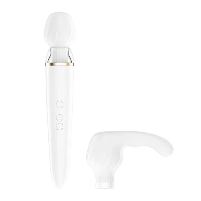 SATISFYER - DOUBLE WANDER APP WEISS - Wand-Vibrator