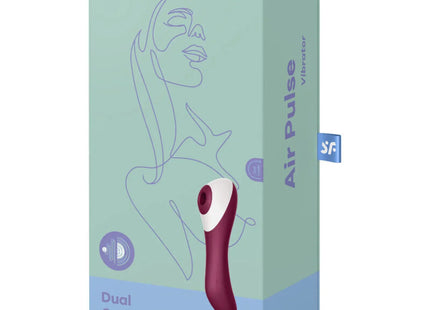 SATISFYER - DUAL CRUSH AIR PULSE VIBRATOR - Auflegvibrator