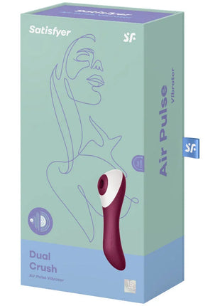 SATISFYER - DUAL CRUSH AIR PULSE VIBRATOR - Auflegvibrator