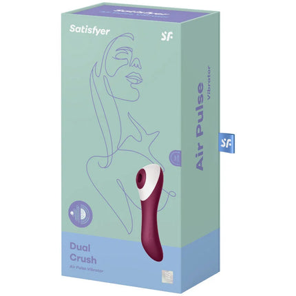 SATISFYER - DUAL CRUSH AIR PULSE VIBRATOR - Auflegvibrator