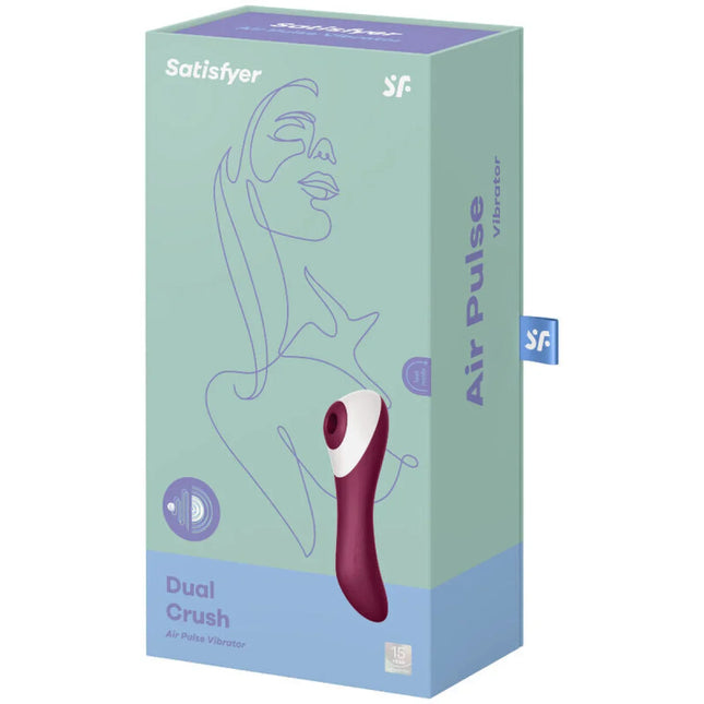 SATISFYER - DUAL CRUSH AIR PULSE VIBRATOR - Auflegvibrator