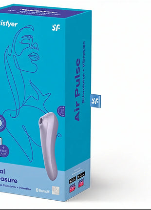 SATISFYER - DUAL PLEASURE AIR PULSE VIBRATOR MAUVE - Druckwellenvibratoren