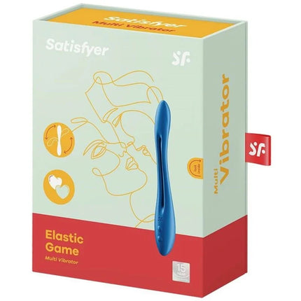 SATISFYER - ELASTIC GAME MULTI VIBRATOR BLAU - HI-TECH Vibrator