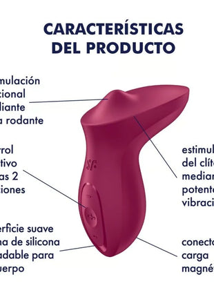 SATISFYER - EXCITERRR VIBRATOR AUFLEGBARER KLITORIS FUCHSIA - Auflegevibratoren