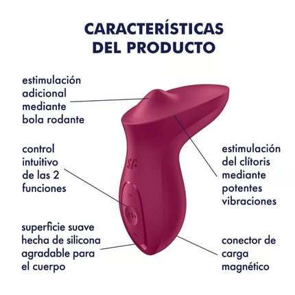 SATISFYER - EXCITERRR VIBRATOR AUFLEGBARER KLITORIS FUCHSIA - Auflegevibratoren