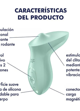 SATISFYER - EXCITERRR VIBRATOR AUFLEGENDER KLITORIS MINT - Auflegevibratoren