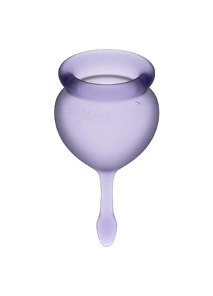 SATISFYER - FEEL GOOD MENSTRUAL CUP DUNKELBLAU 15 + 20 ML