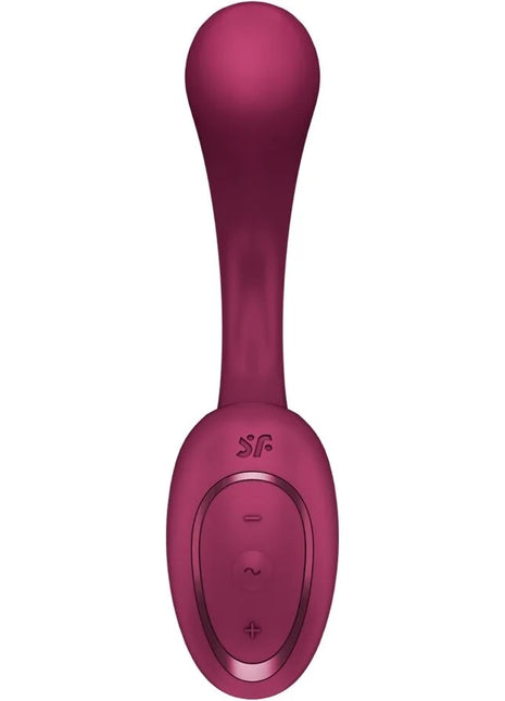 SATISFYER - G FOR GODDESS 2 RABBIT VIBRATOR FLASCHE BORDEAUX