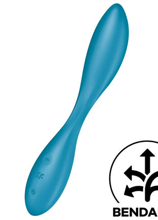 SATISFYER - G-SPOT FLEX 1 MULTIVIBRATOR BLAU - G-Punkt Vibratoren