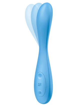 SATISFYER - G-SPOT FLEX 4+ MULTI VIBRATOR APP BLAU - G-Punkt-Vibrator