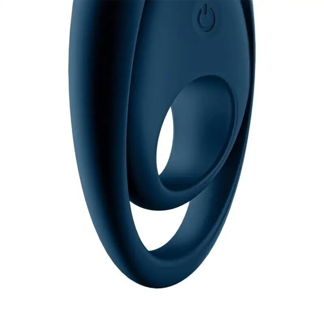 SATISFYER - GLORIOUS DUO RING VIBRATOR BLAU - Penisring mit Vibration