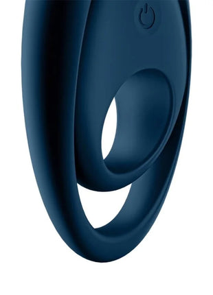 SATISFYER - GLORIOUS DUO RING VIBRATOR BLAU - Penisring mit Vibration