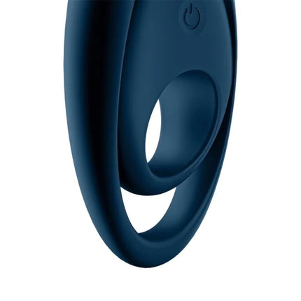 SATISFYER - GLORIOUS DUO RING VIBRATOR BLAU - Penisring mit Vibration